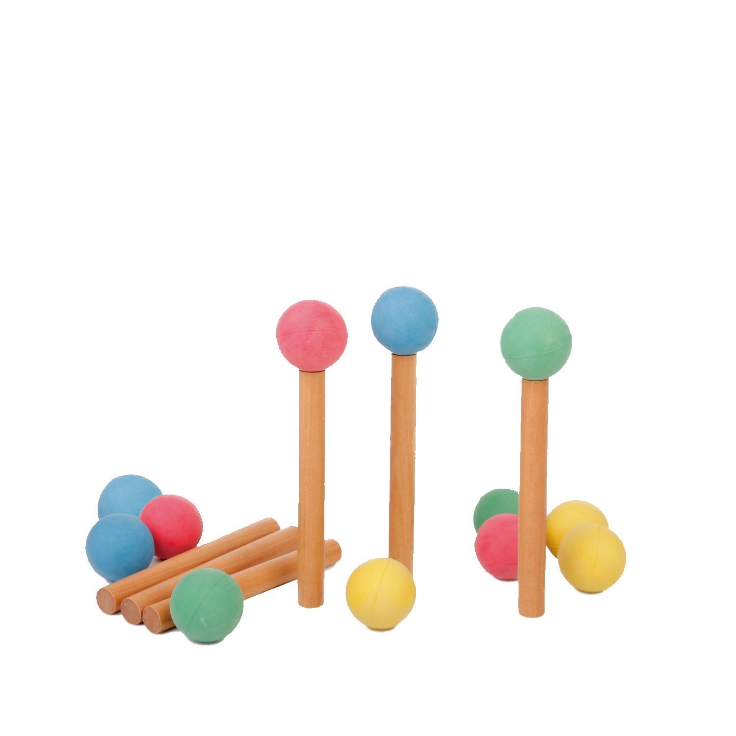 Jakobs Balance Kombi 6 Balltragestäben und 12 Moosgummibällen Jakobs Balance Kombi 6 Balltragestäben und 12 Moosgummibällen