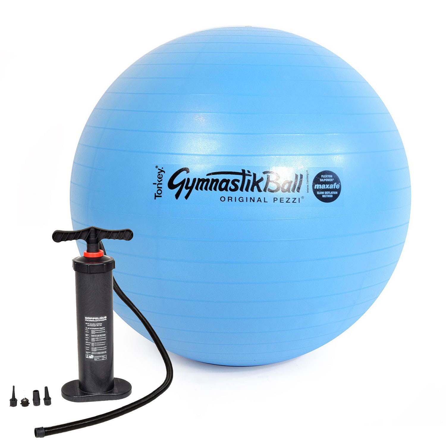 Original Pezzi® Gymnastikball MAXAFE m. Standpumpe