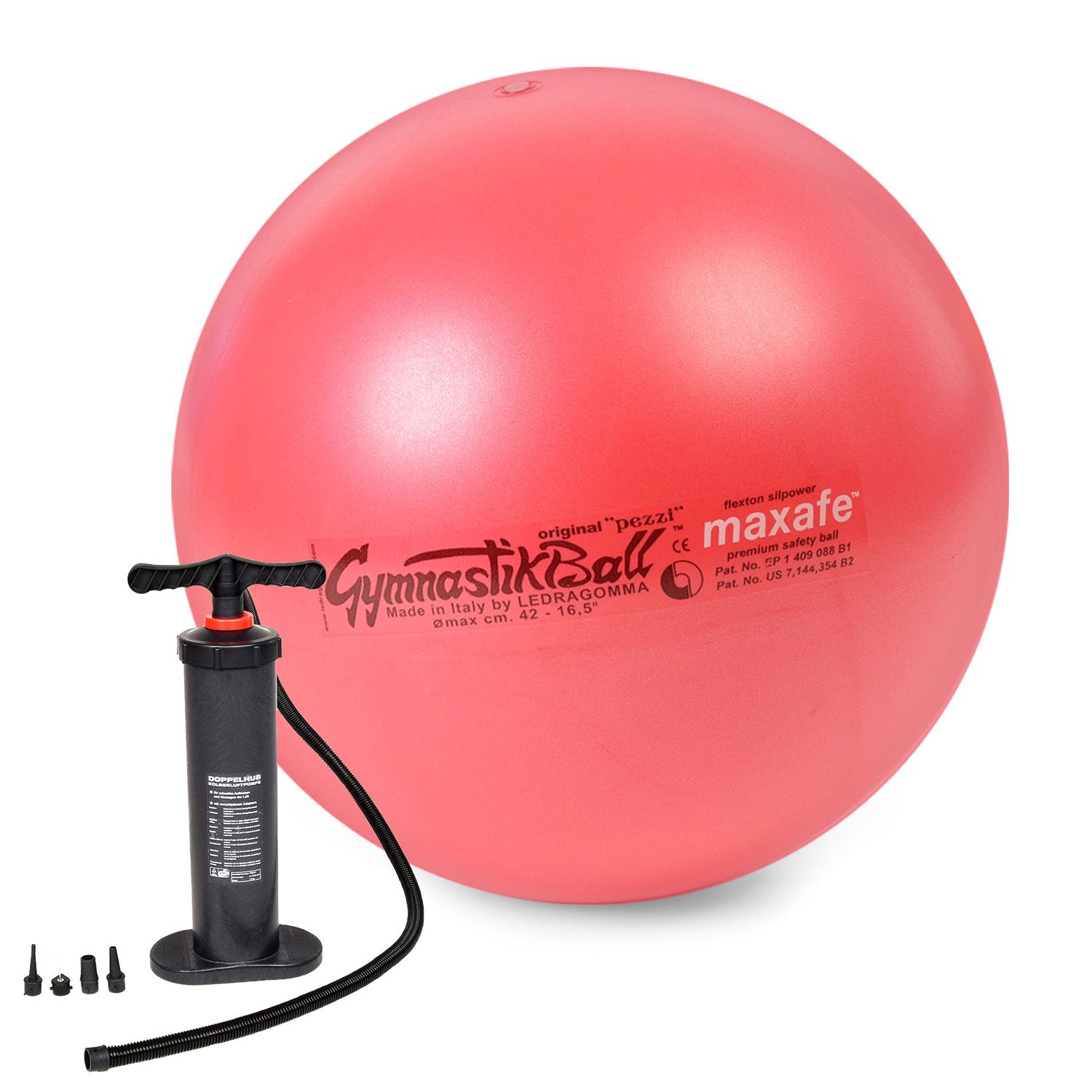 Original Pezzi® Gymnastikball MAXAFE m. Standpumpe