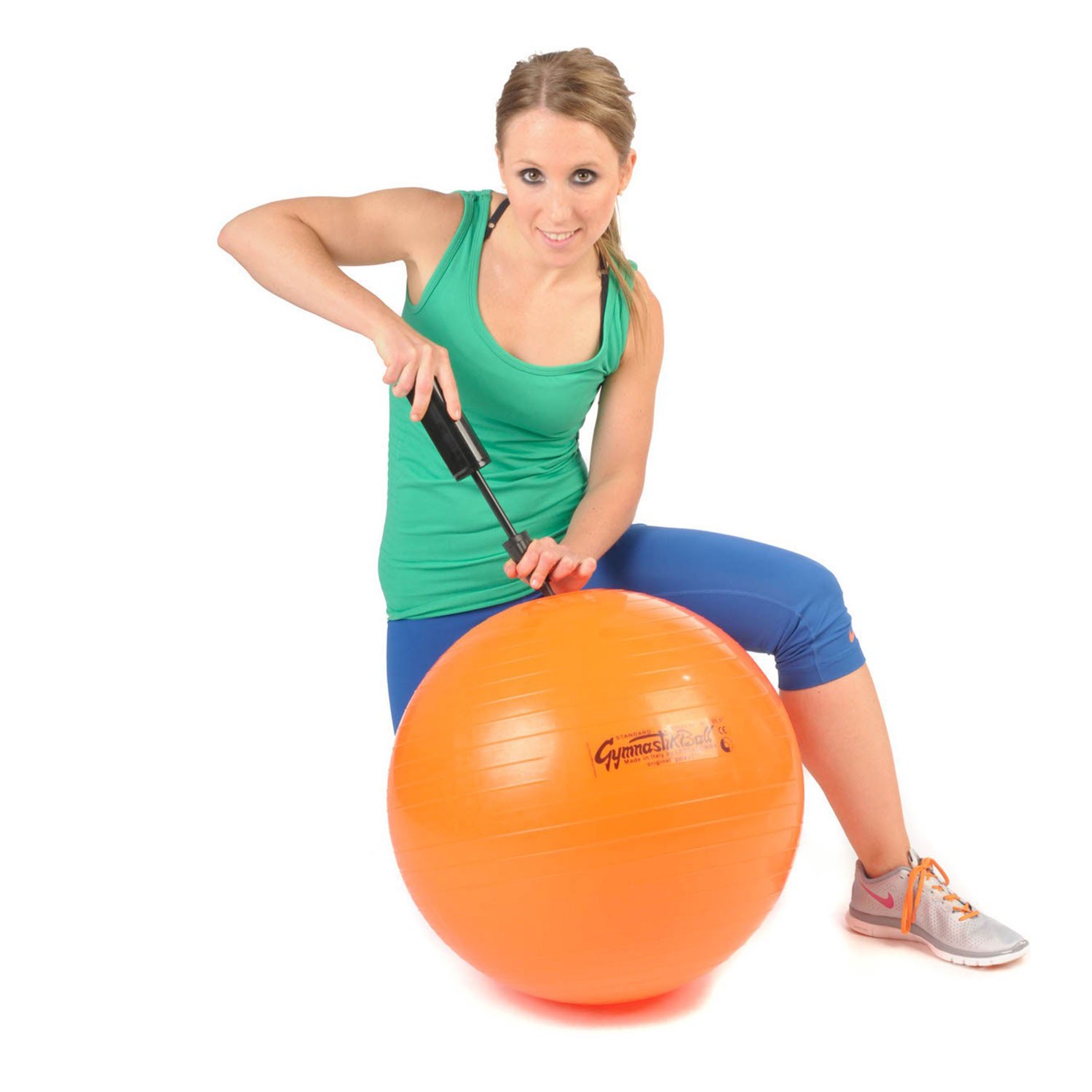 HOMCOM Yoga Balance Ball mit Pumpe Ø58 cm Gymnastikball