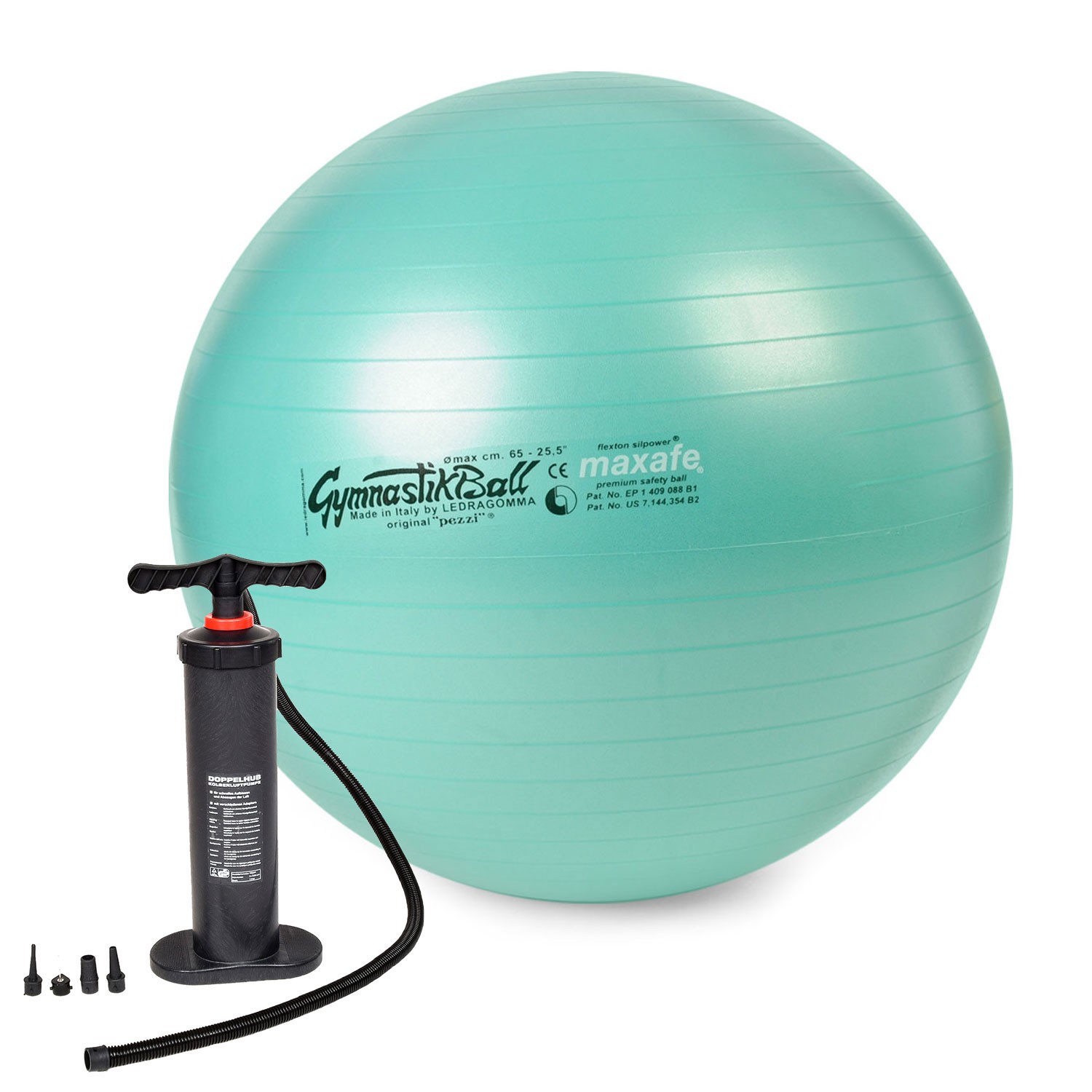 Original Pezzi® Gymnastikball MAXAFE m. Standpumpe