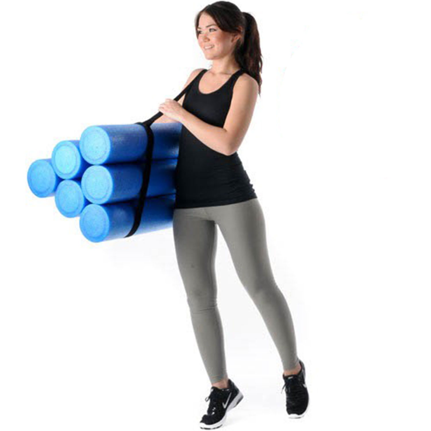 6 Kawanyo Yoga- & Pilatesrollen m. Tragegurt 6 Kawanyo Yoga- & Pilatesrollen m. Tragegurt