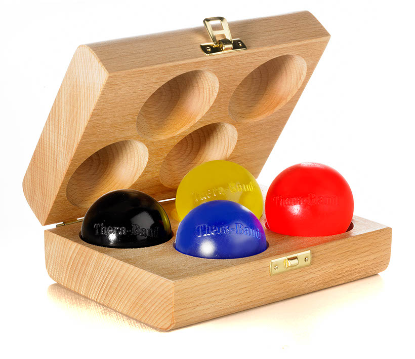Holzbox für 4 Handtrainer