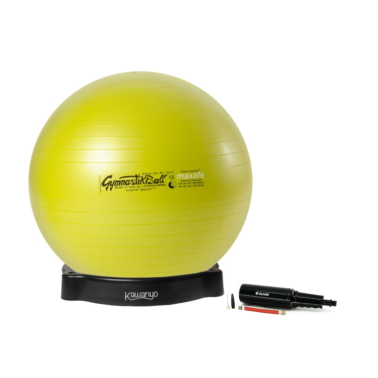 Original Pezzi® Gymnastikball MAXAFE m. Ballschale u. Pumpe