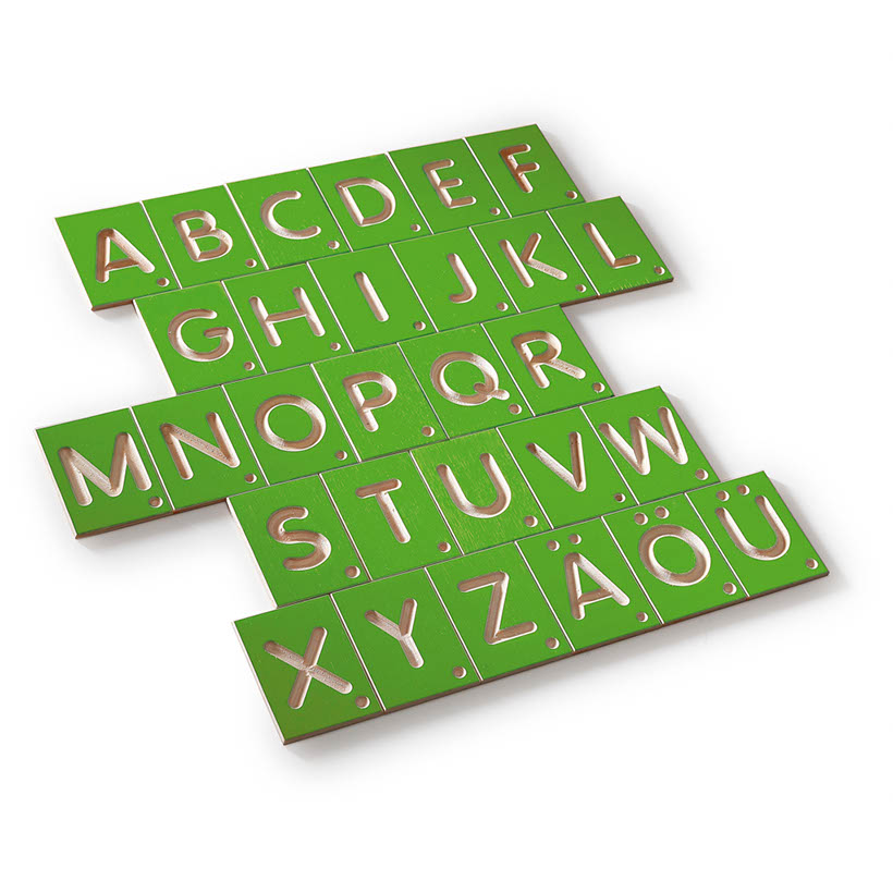 Erzi Lernspiel Großbuchstaben, 29 Teile Erzi Lernspiel Großbuchstaben, 29 Teile