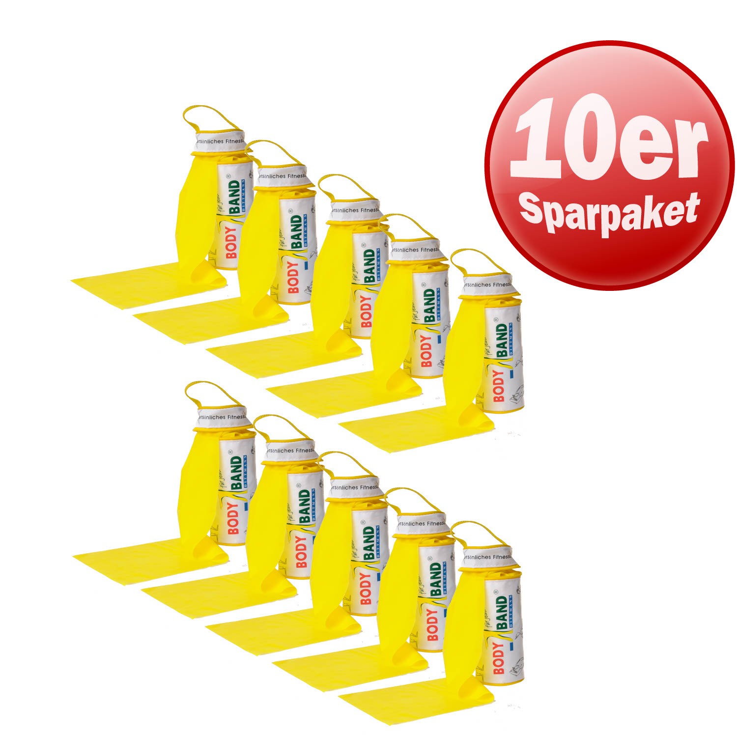 10er Pack Bodyband PROTECT 2.5m - leicht
