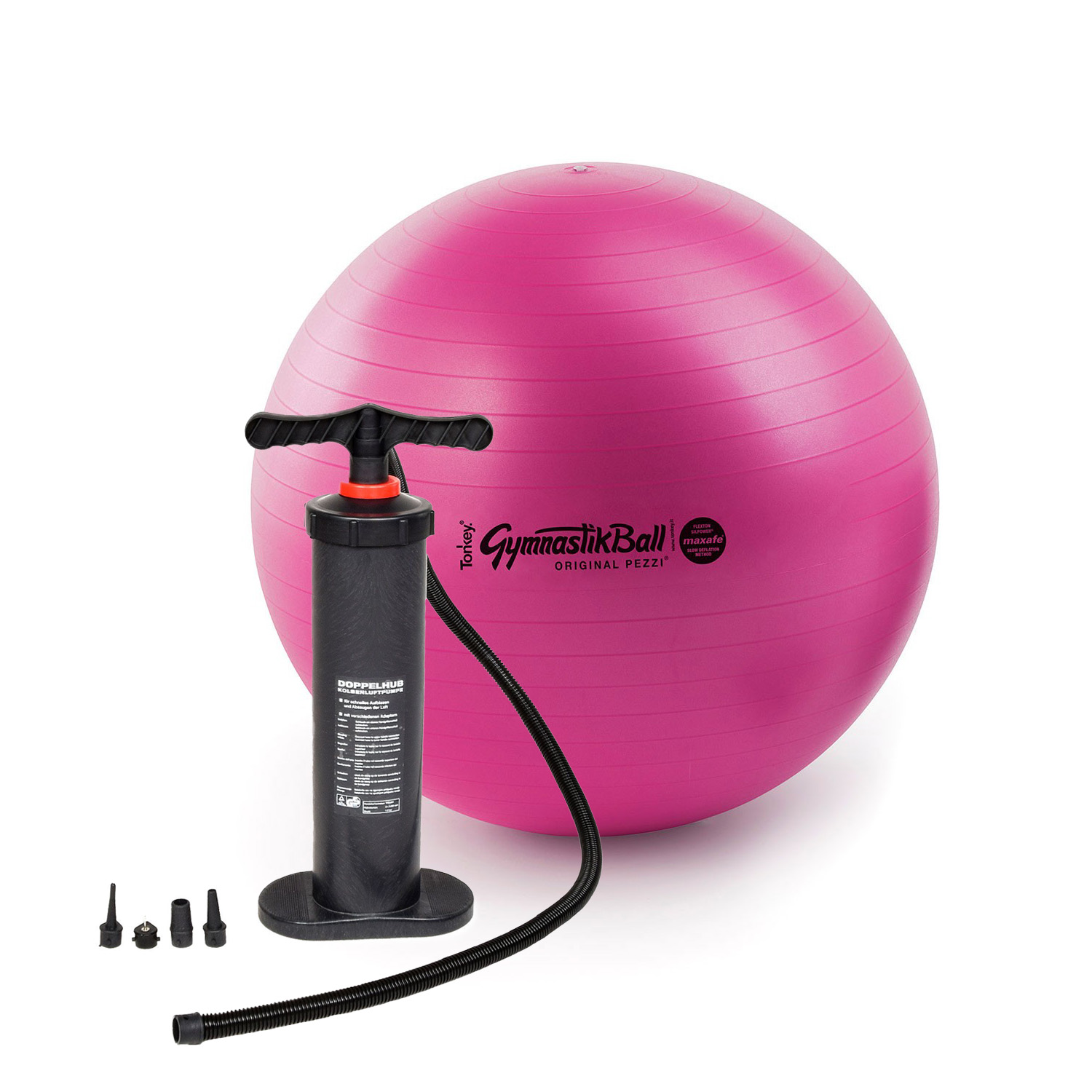 Original Pezzi® Gymnastikball MAXAFE m. Standpumpe