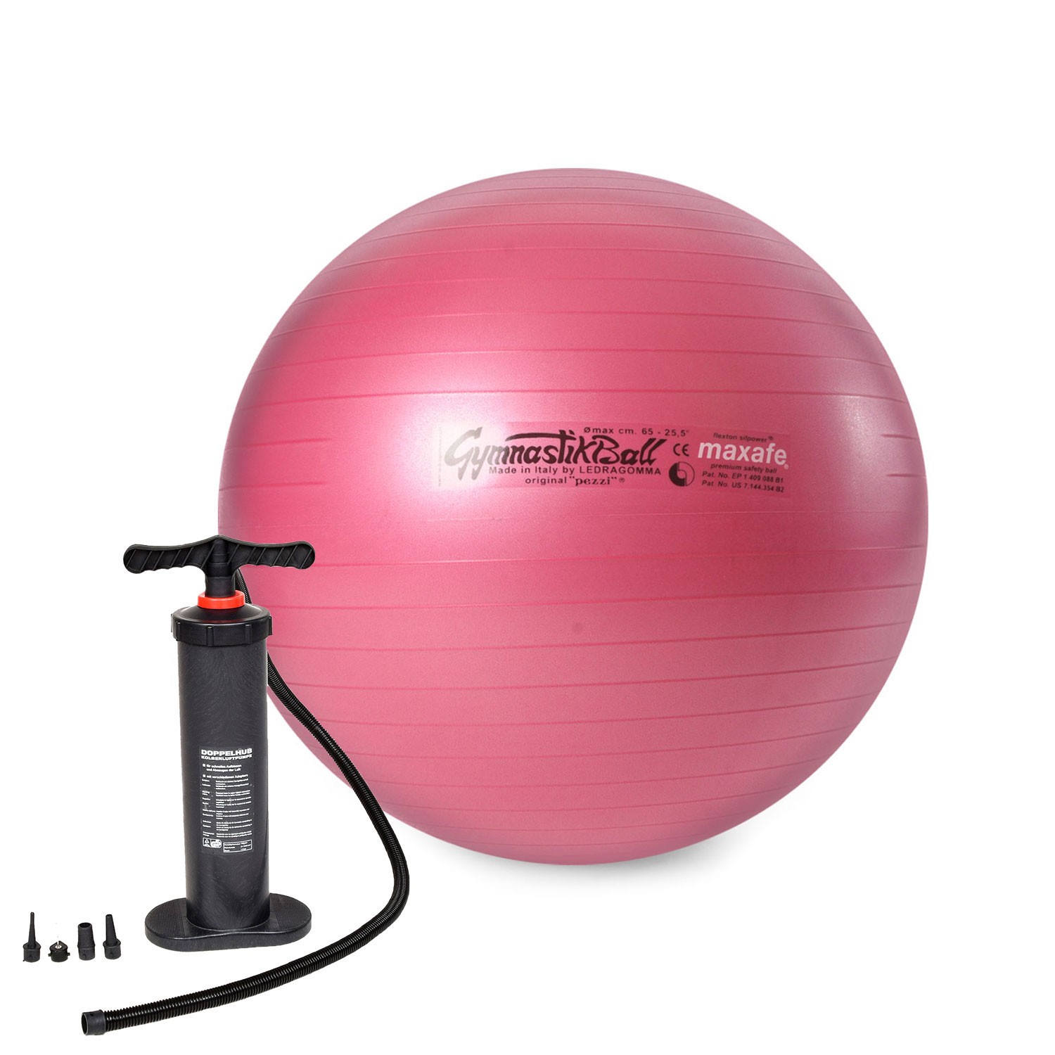 Original Pezzi® Gymnastikball MAXAFE m. Standpumpe