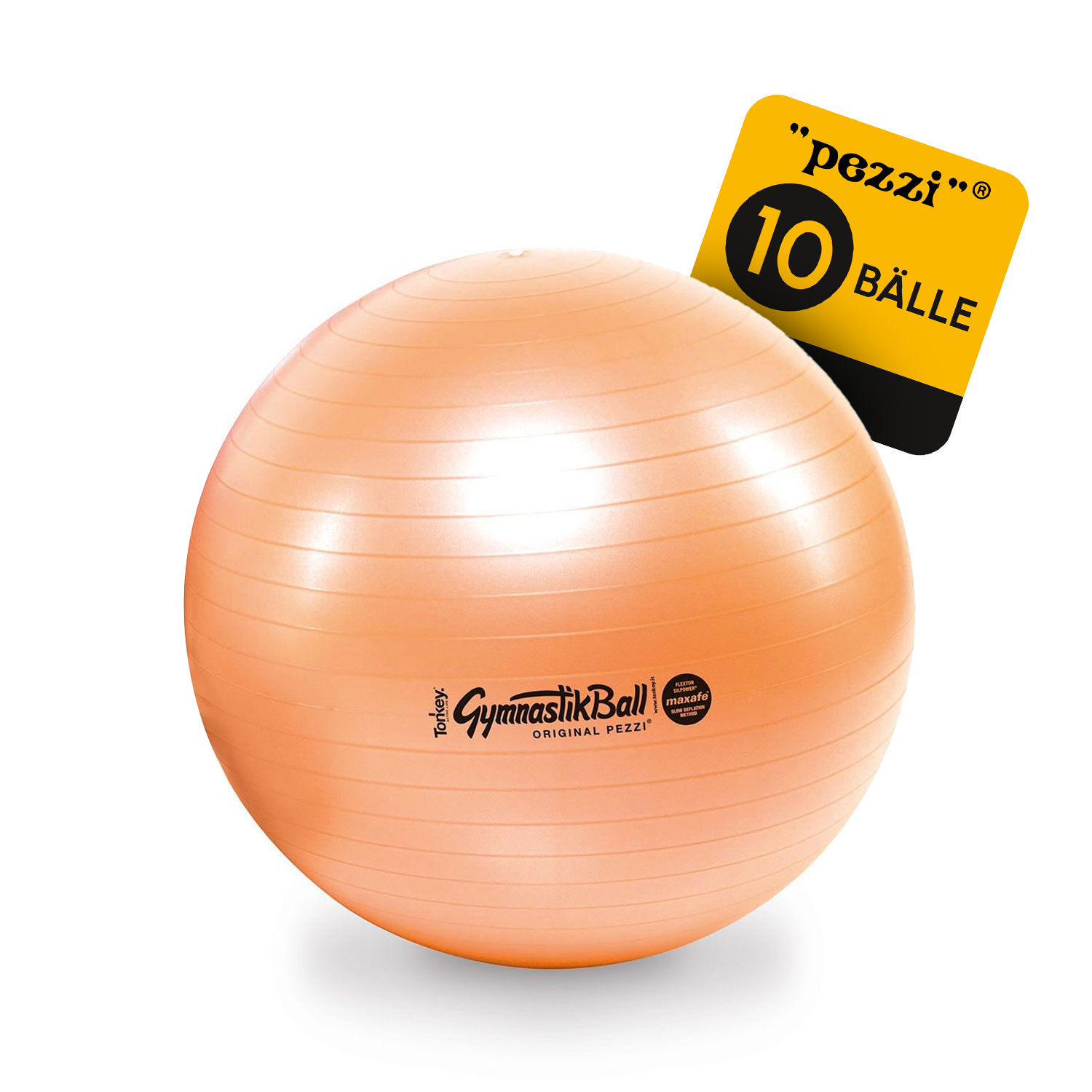 10 Original Pezzi® Gymnastikball MAXAFE - platzsicher 10 Original Pezzi® Gymnastikball MAXAFE - platzsicher