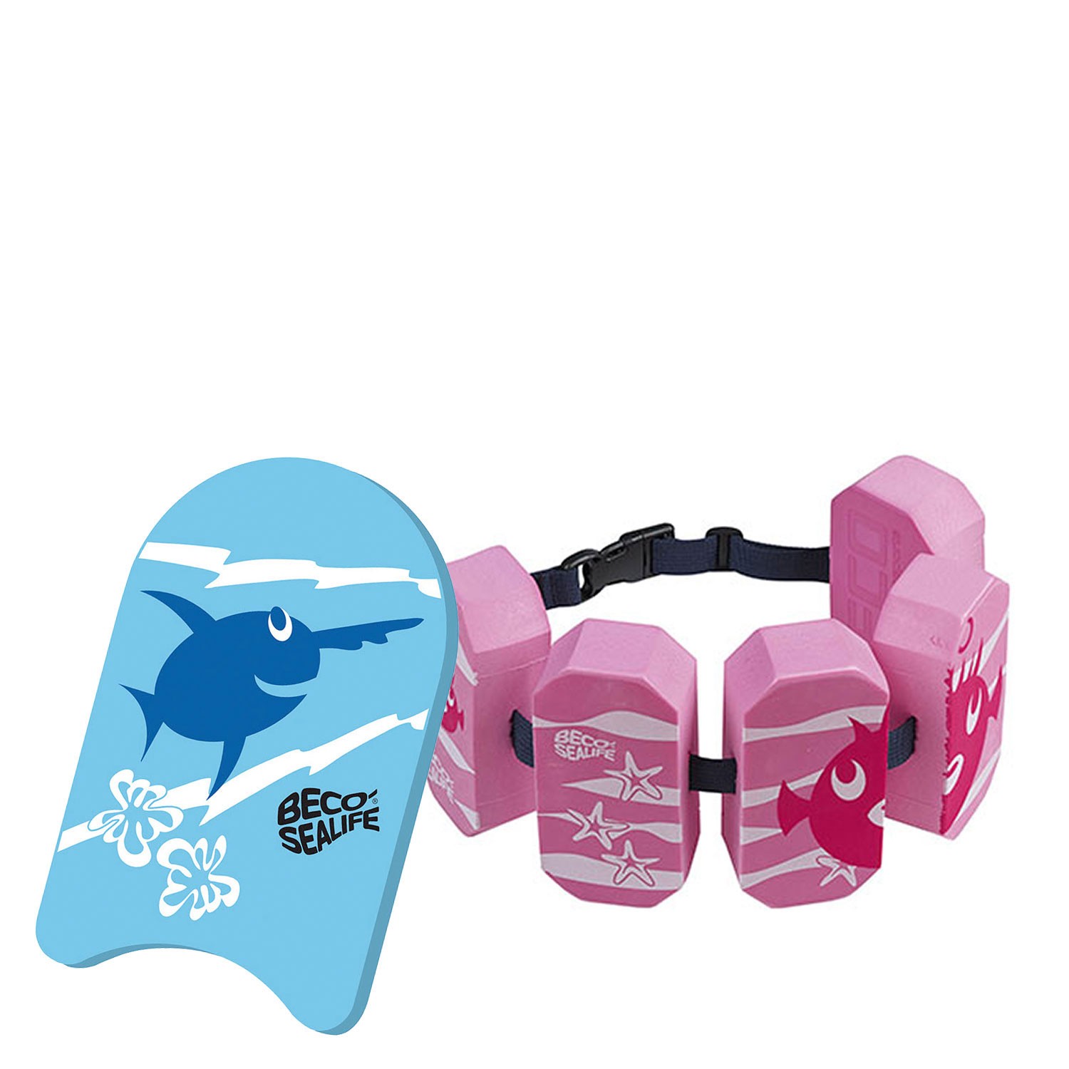Beco Sealife Schwimmbrett m. Schwimmgürtel