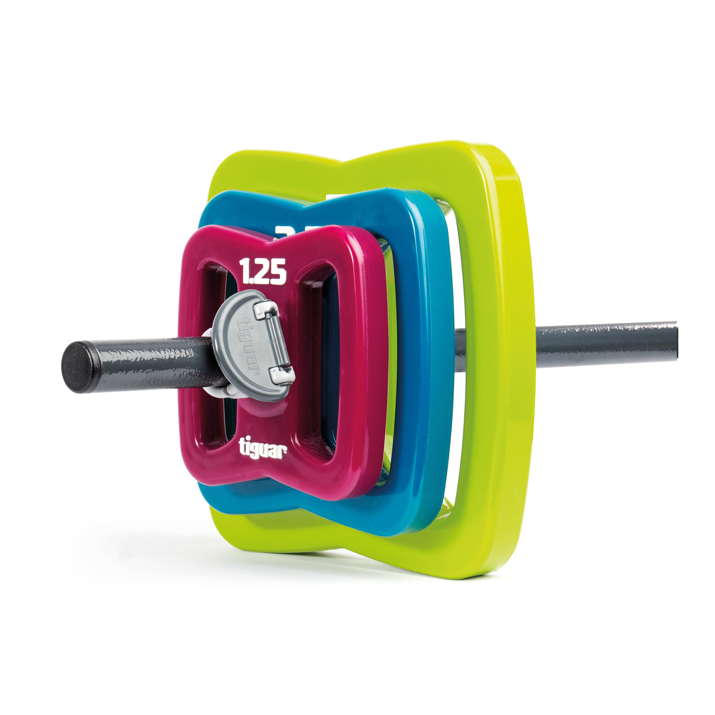 Tiguar Powergym Langhantel-Set Butterfly Design, 18,7 kg