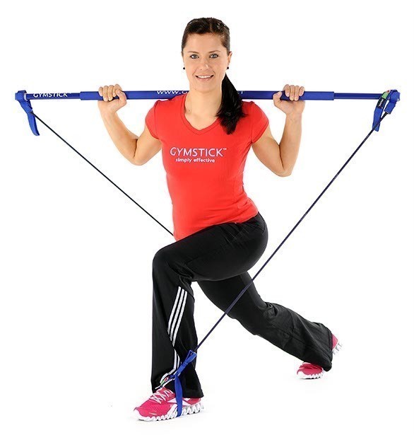 Gymstick Original 2.0 mit Tasche, mittel - blau