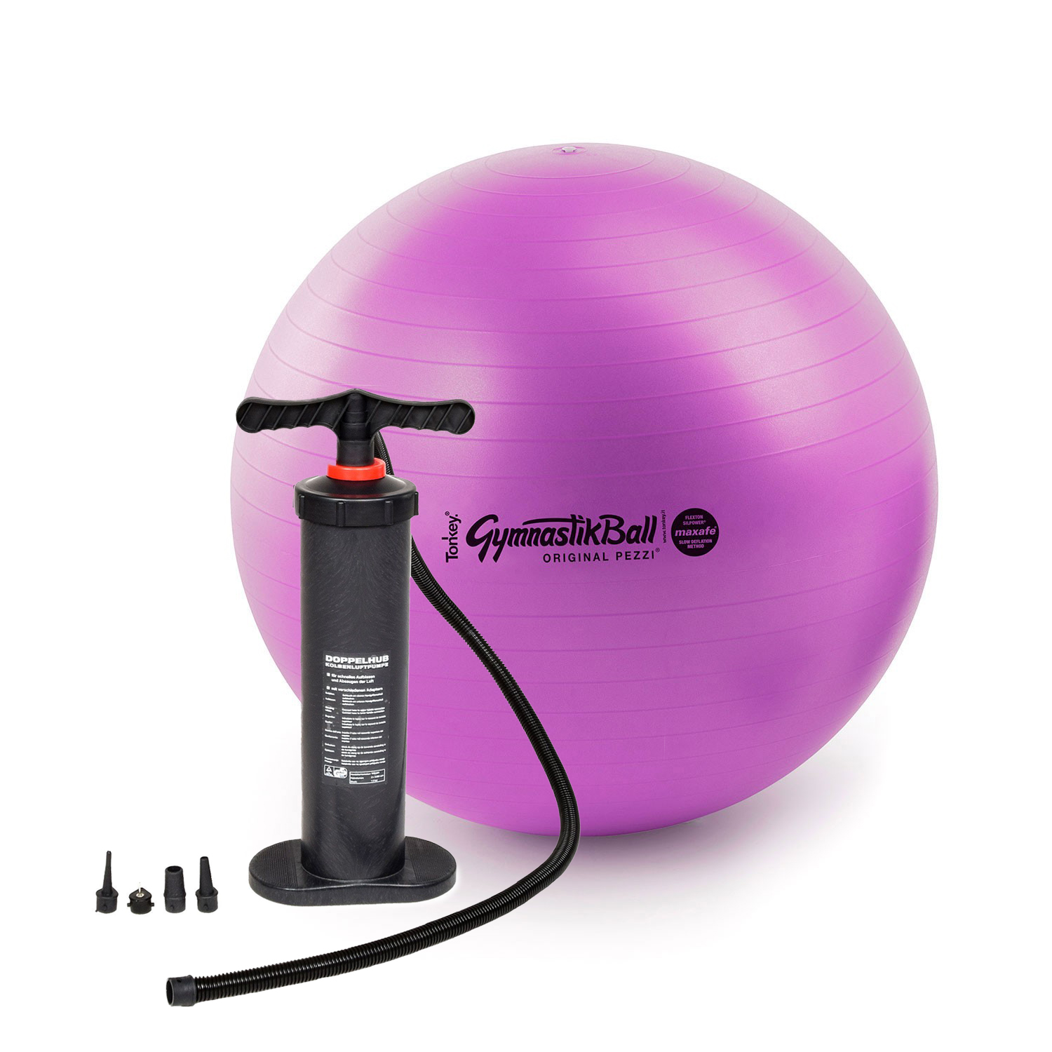 Original Pezzi® Gymnastikball MAXAFE m. Standpumpe
