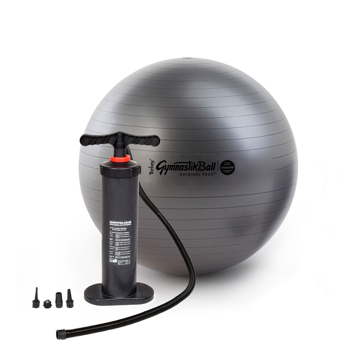Original Pezzi® Gymnastikball MAXAFE m. Standpumpe