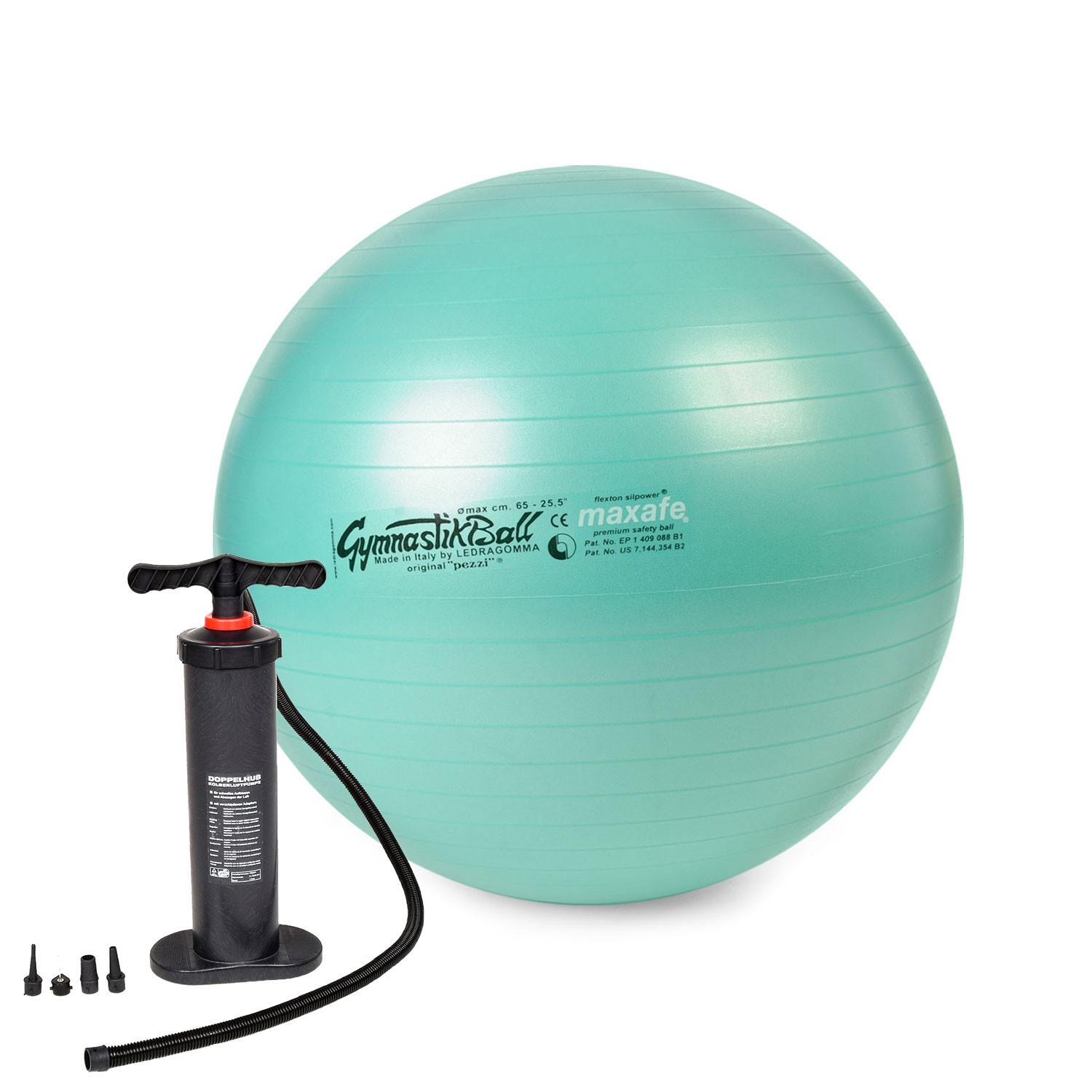 Original Pezzi® Gymnastikball MAXAFE m. Standpumpe