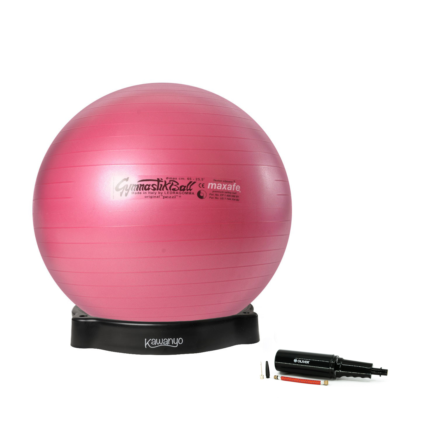 Original Pezzi® Gymnastikball MAXAFE m. Ballschale u. Pumpe