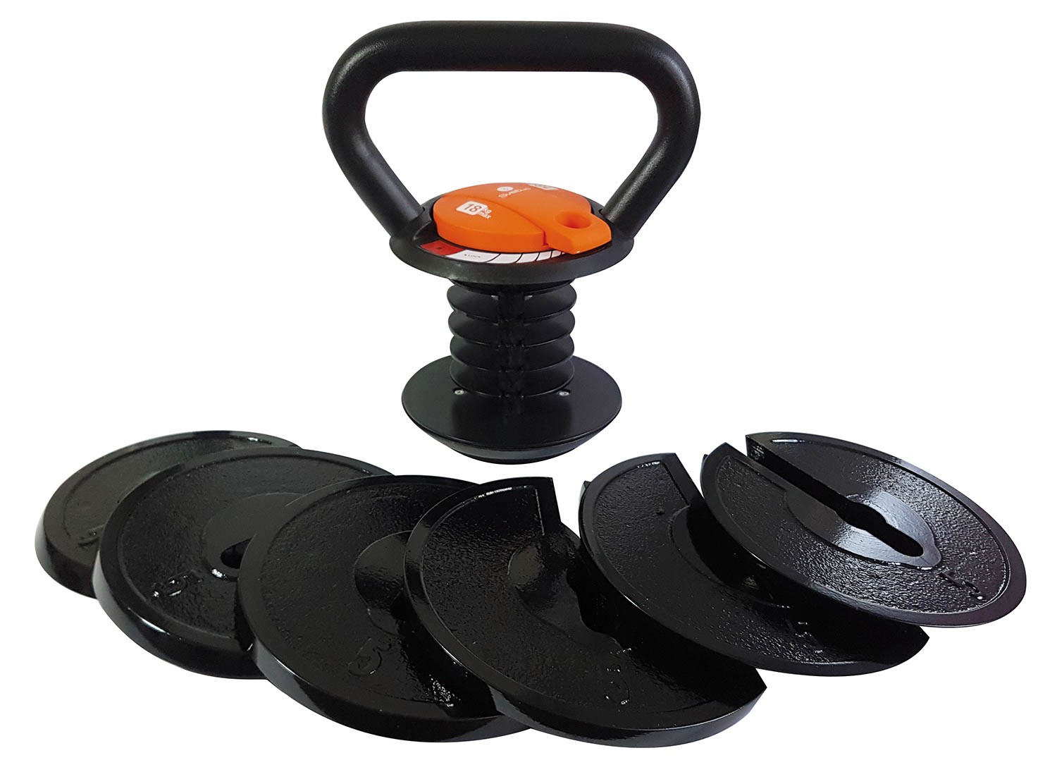 Sveltus Adjustable Kettlebell - 4 bis 18kg Sveltus Adjustable Kettlebell - 4 bis 18kg