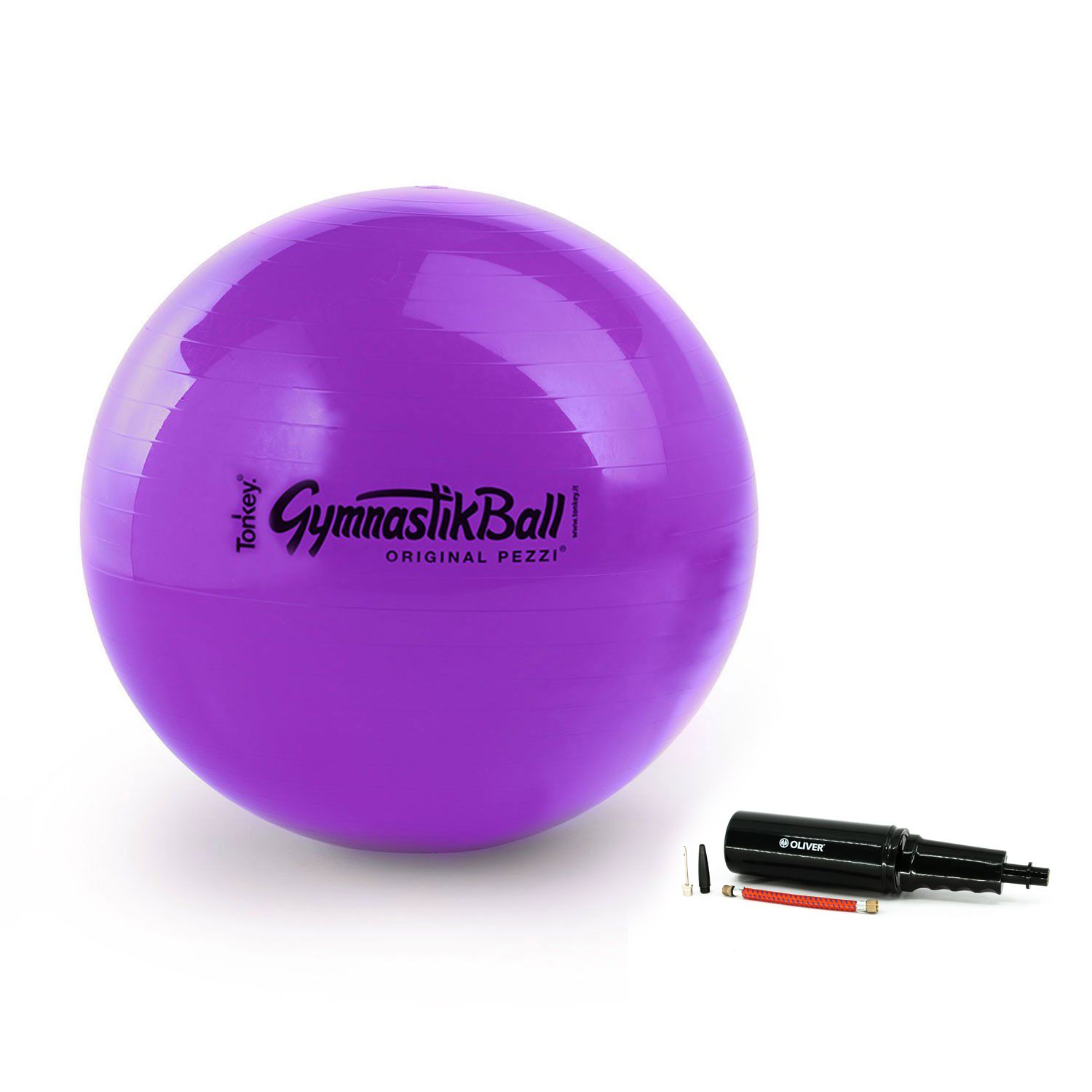 Original Pezziball STANDARD with pump | violet | 75 cm | KO2803478575